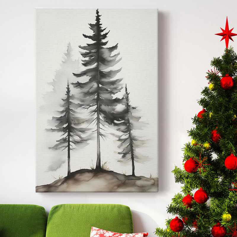 Ophelia & Co. Christmas Holiday Art - Gallery Wrapped Canvas